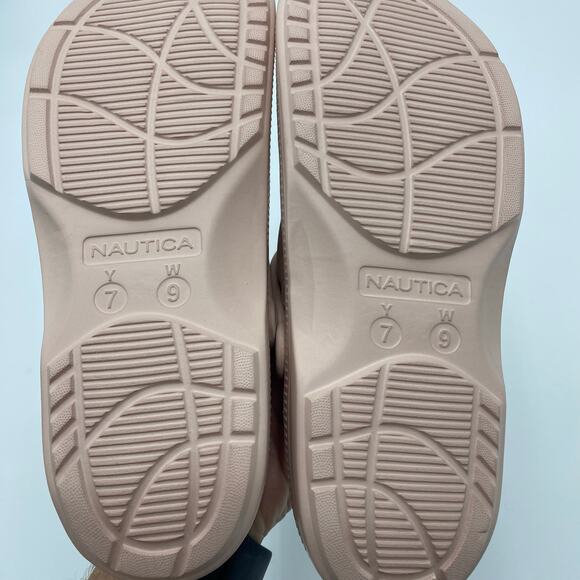 Nautica Clogs Women's 9 Slip On Fleece Lined Soft Pink - Picture 5 of 7